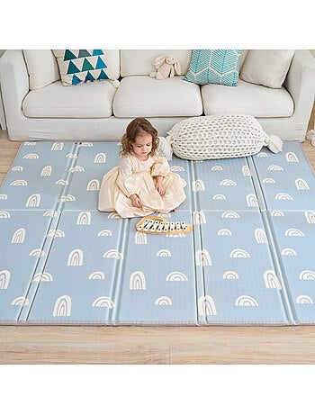 Tappeto gioco pieghevole schiuma, reversibile e impermeabile 200x180x1,5 FOX | SUPERBE BEBE