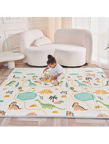 Tappeto gioco pieghevole schiuma, reversibile e impermeabile 180x150x1 FOX | SUPERBE BEBE