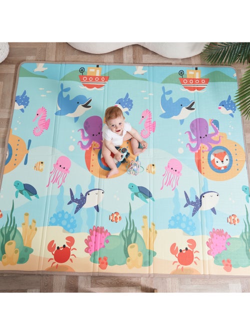 Tappeto gioco pieghevole schiuma, reversibile e impermeabile 200x180x1,5 SEA | SUPERBE BEBE - Kiabi Tappeto gioco pieghevole schiuma, reversibile e impermeabile 200x180x1,5 SEA | SUPERBE BEBE - Kiabi