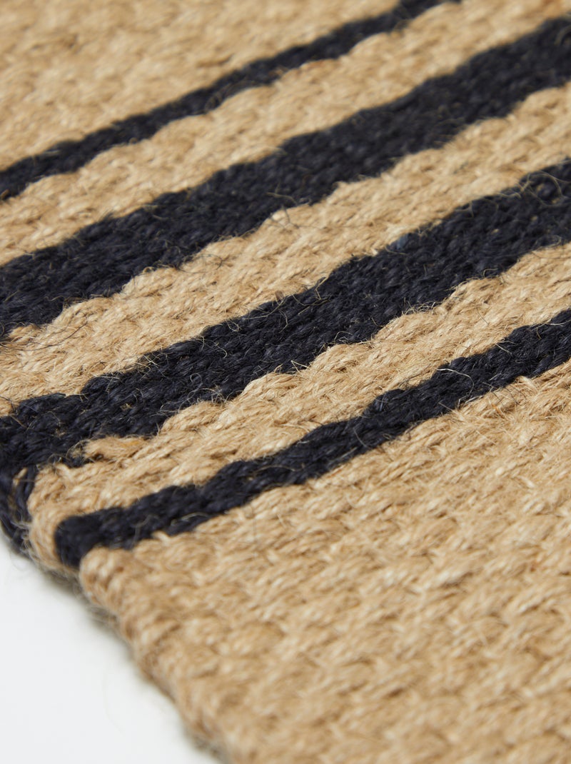 Tappeto in iuta stampata BEIGE - Kiabi