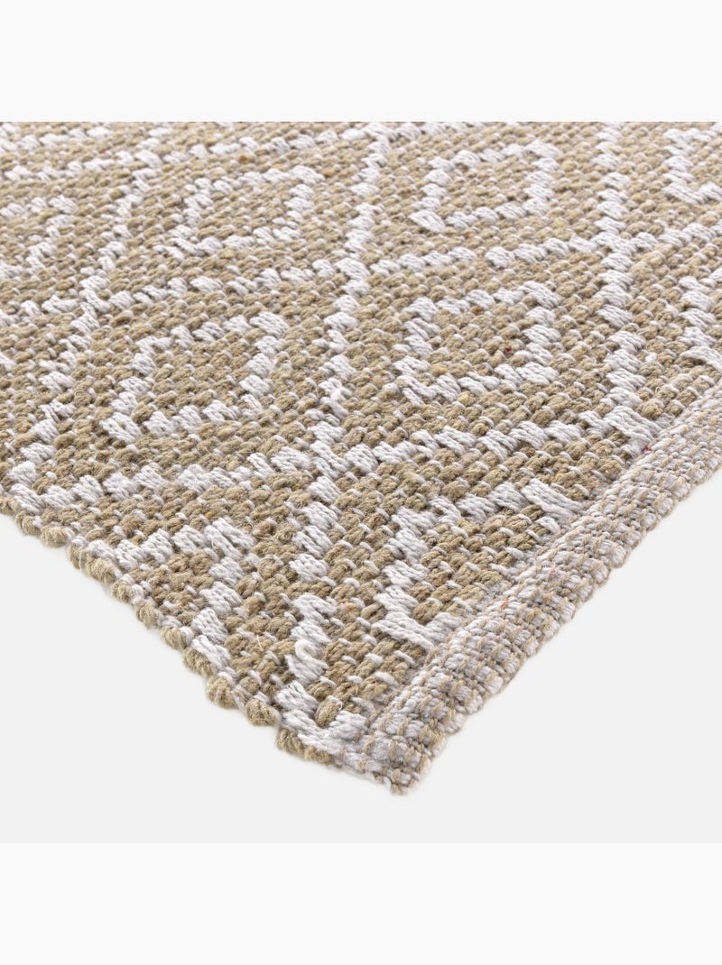 Tappeto Lazaro Woven Losange Beige chiaro - Kiabi