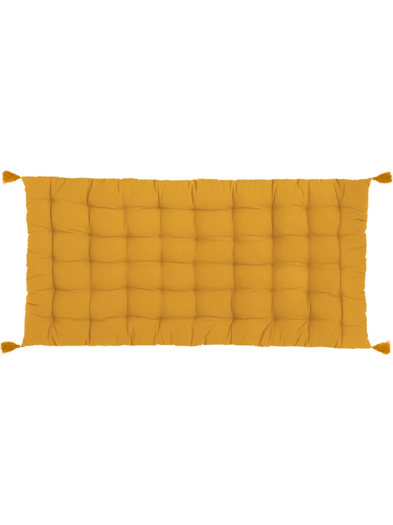 Tappeto otto giallo senape 60x120cm Lino - Kiabi
