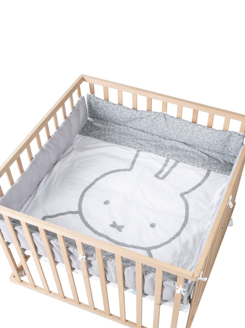 Tappeto parco con bordi stampato coniglio miffy – ROBA Grigio bianco - Kiabi