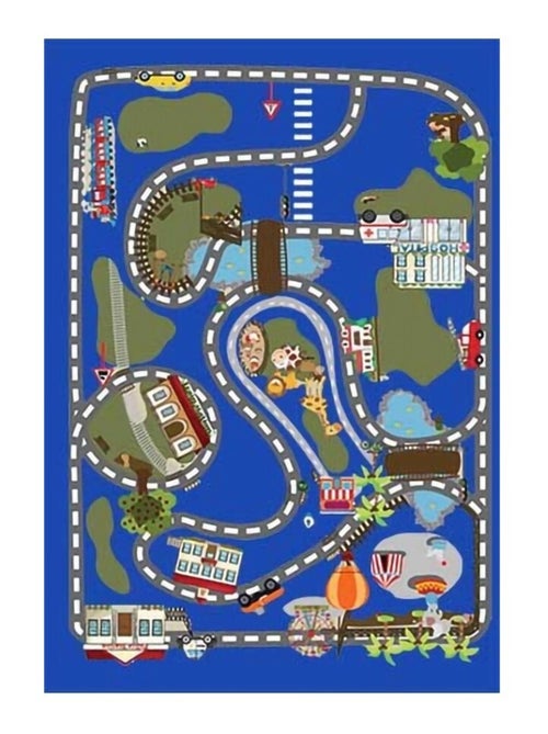 Tappeto per bambini circuito automobilistico - Kiabi