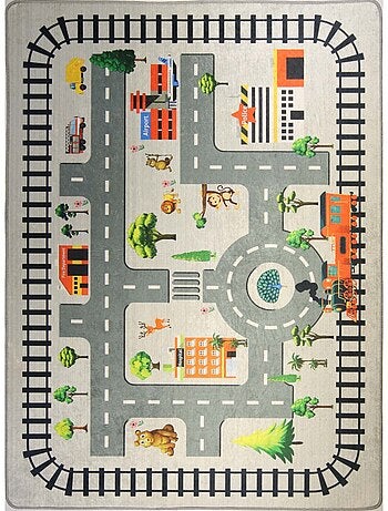 Tappeto per bambini circuito automobilistico