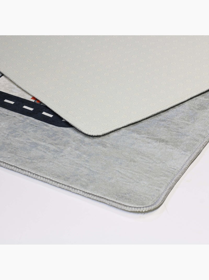 Tappeto per bambini circuito automobilistico Grigio - Kiabi