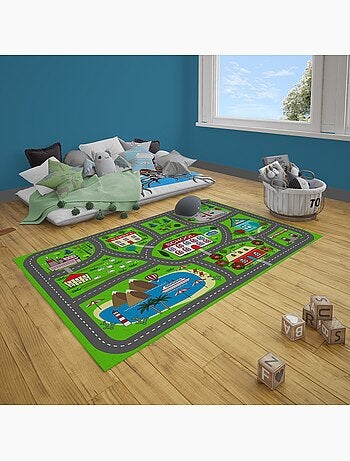 Tappeto per bambini circuito automobilistico