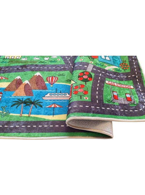 Tappeto per bambini circuito automobilistico - Kiabi
