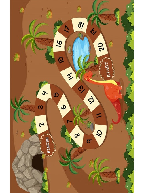 Tappeto per bambini Gioco Foresta - Kiabi