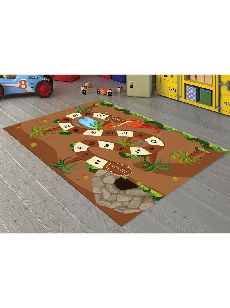 Tappeto per bambini Gioco Foresta Marrone - Kiabi