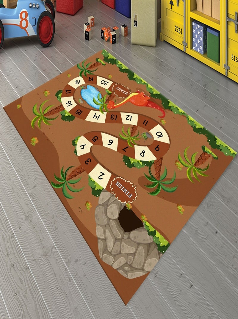 Tappeto per bambini Gioco Foresta Marrone - Kiabi