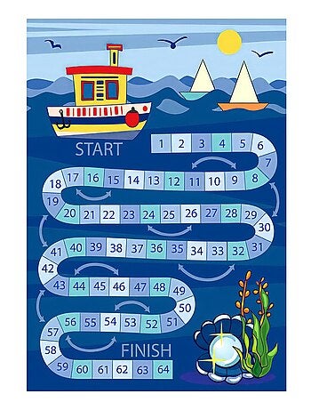 Tappeto per bambini Gioco Marino
