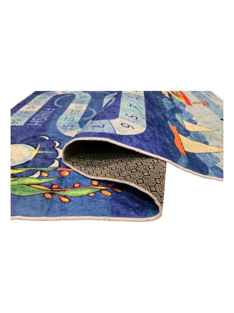 Tappeto per bambini Gioco Marino Blu - Kiabi