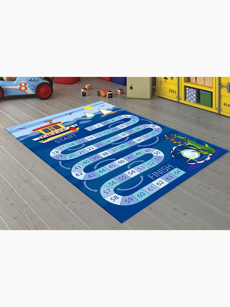 Tappeto per bambini gioco marino Blu - Kiabi