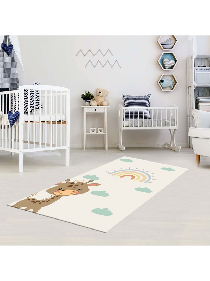 Tappeto per bambini GIRAFFA Beige - Kiabi