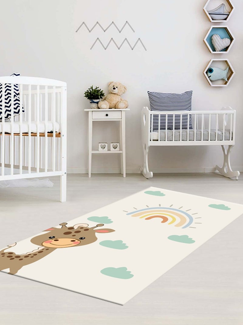Tappeto per bambini GIRAFFA Beige - Kiabi