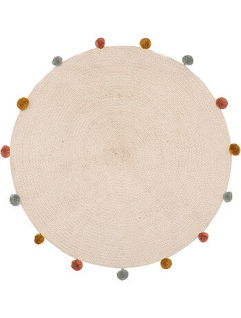 Tappeto per bambini harlequin beige d90cm