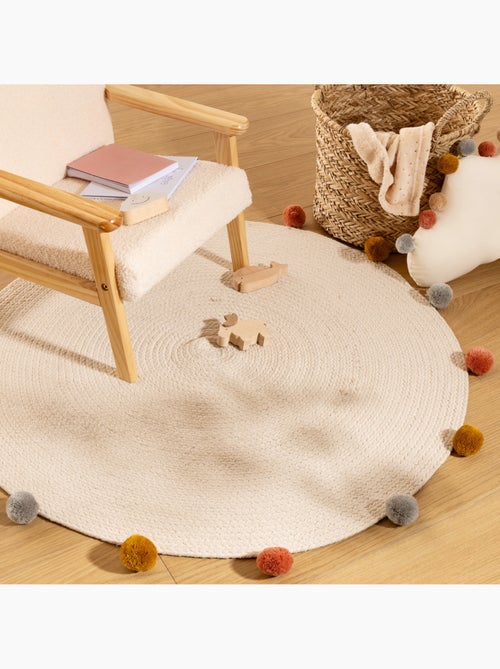 Tappeto per bambini harlequin beige d90cm - Kiabi