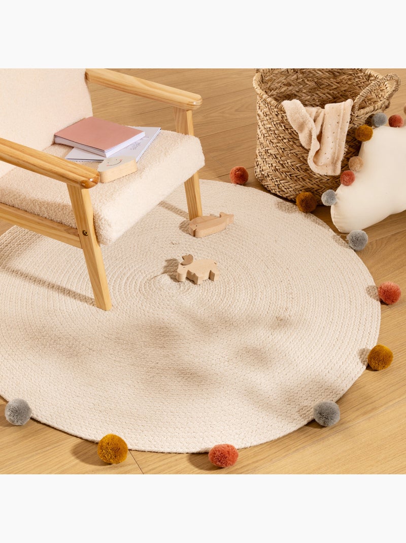 Tappeto per bambini harlequin beige d90cm Beige - Kiabi