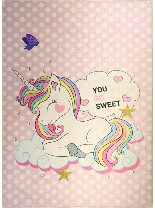 Tappeto per bambini LICORNE SWEET - Kiabi