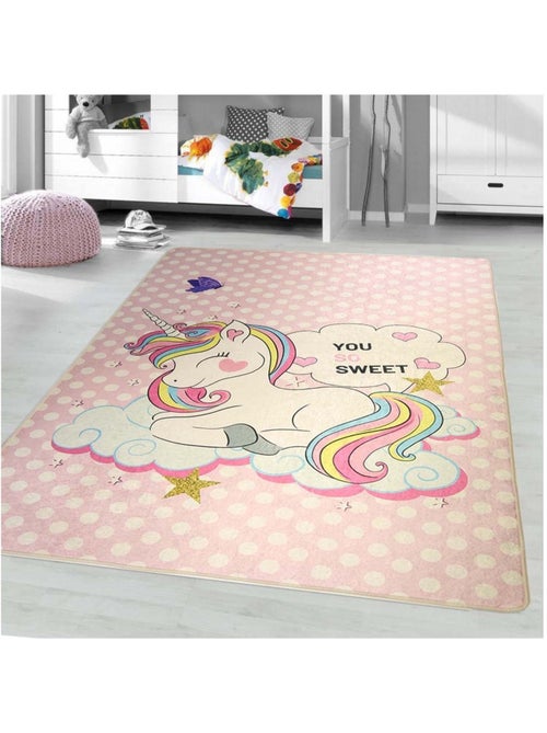 Tappeto per bambini LICORNE SWEET - Kiabi