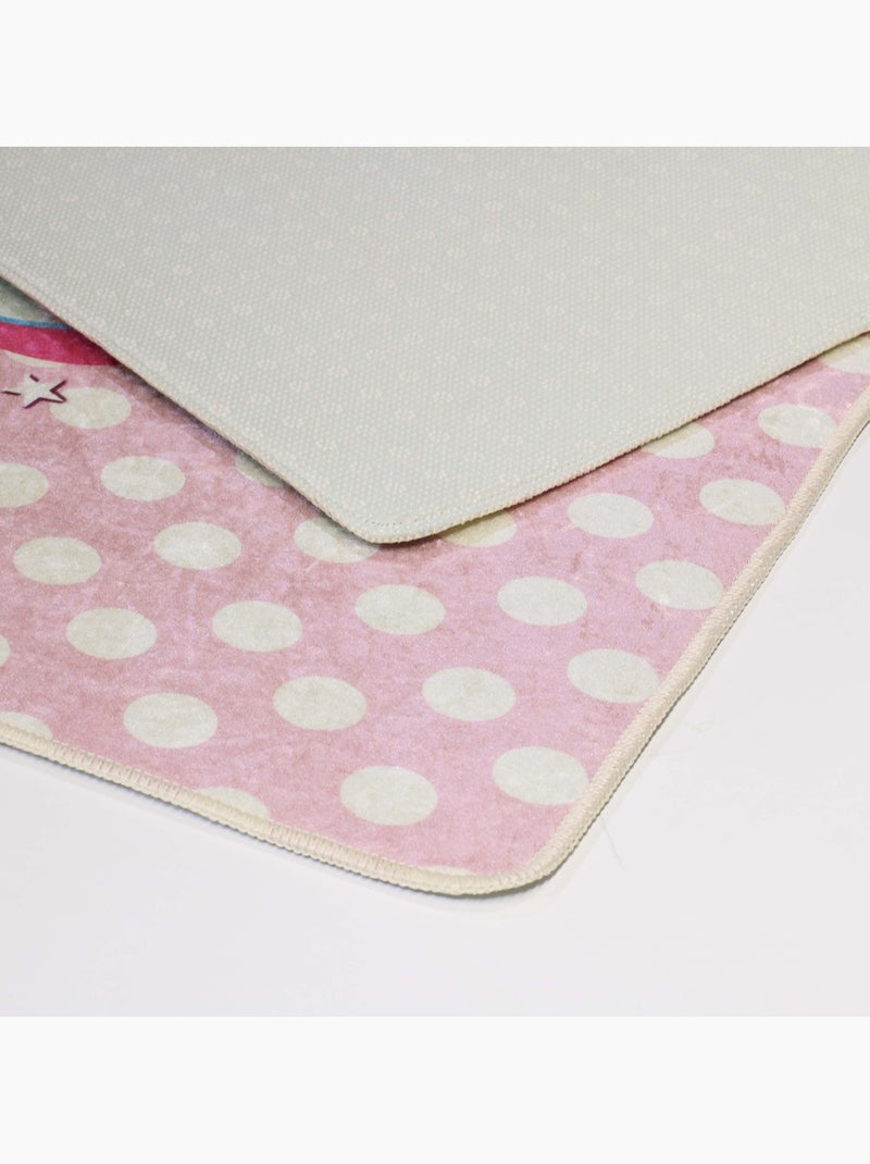 Tappeto per bambini LICORNE SWEET Rosa - Kiabi