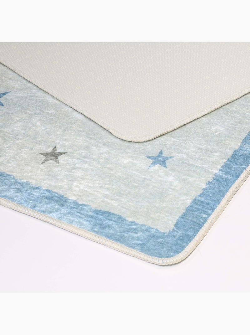 Tappeto per bambini Mongolfiera Blu - Kiabi