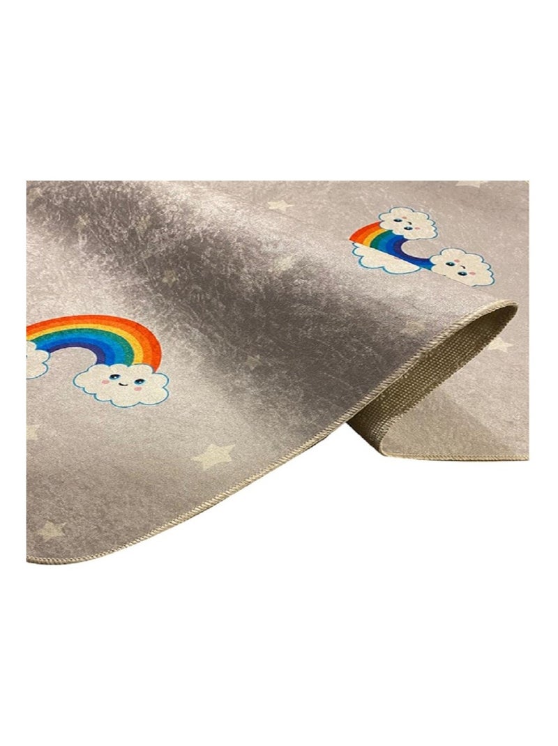 Tappeto per bambini RAINBOW Grigio - Kiabi