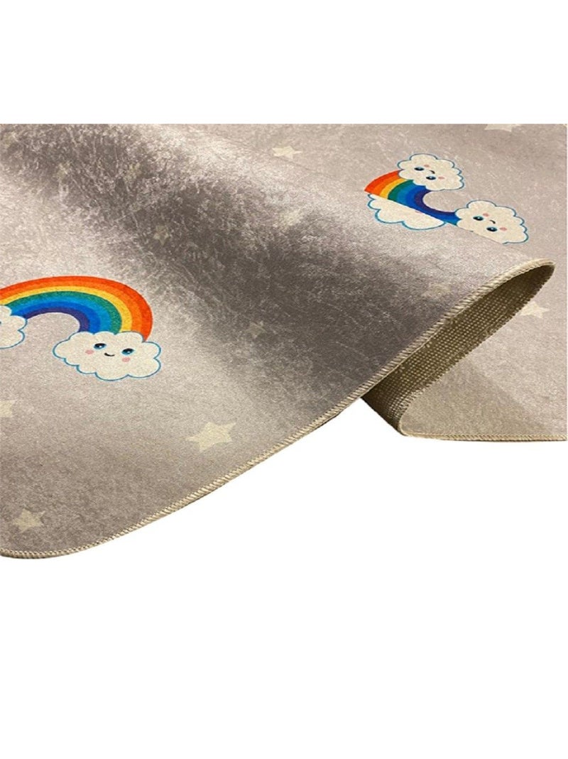 Tappeto per bambini RAINBOW Grigio - Kiabi