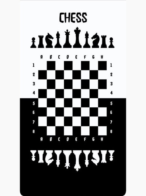 Tappeto per bambini scacchi - Kiabi