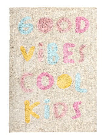 Tappeto per bambini trapuntato Good Vibes