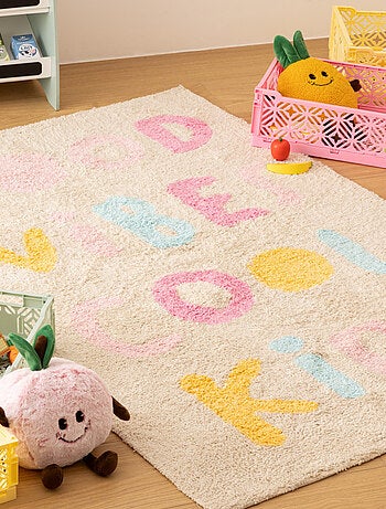Tappeto per bambini trapuntato Good Vibes