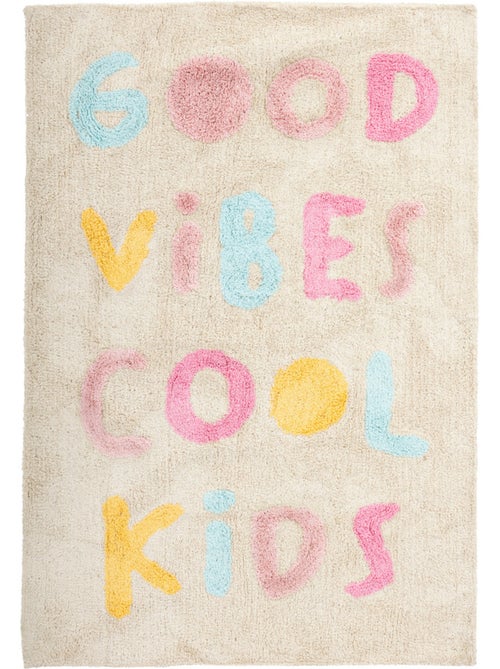 Tappeto per bambini trapuntato Good Vibes - Kiabi Tappeto per bambini trapuntato Good Vibes - Kiabi