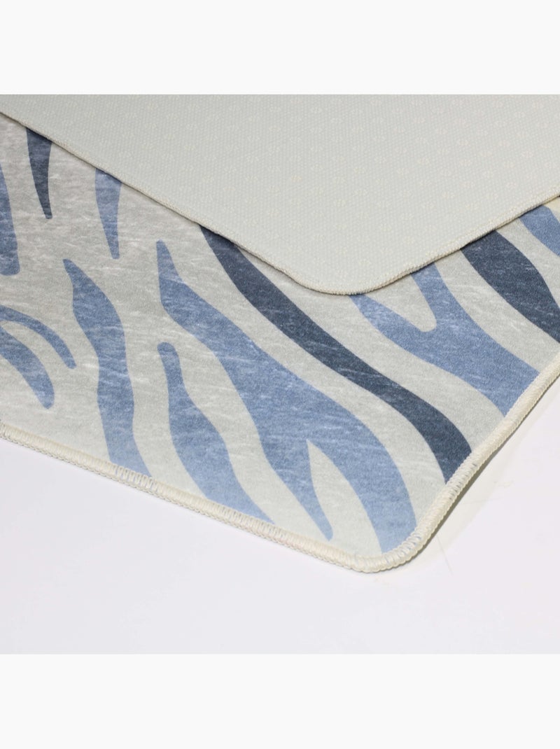 Tappeto per bambini ZEBRA Blu - Kiabi