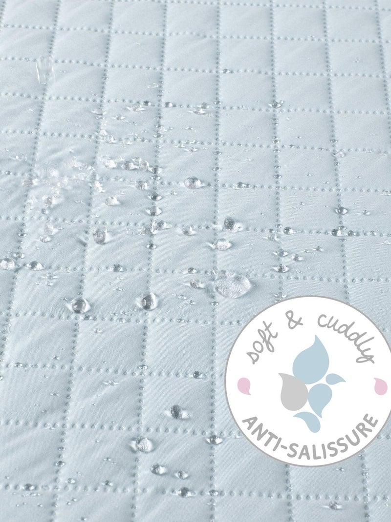 Tappeto per box esagonale impermeabile con bordi "Roba Style" Blu chiaro - Kiabi