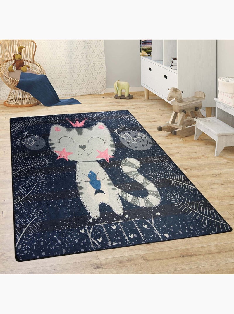 Tappeto per camera bambini Blu - Kiabi