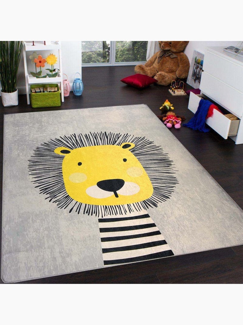Tappeto per camera bambini Grigio - Kiabi