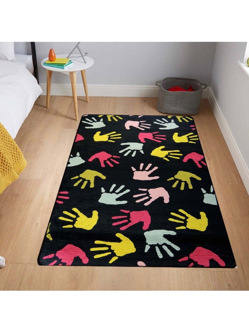 Tappeto per camera bambini Nero Nero - Kiabi