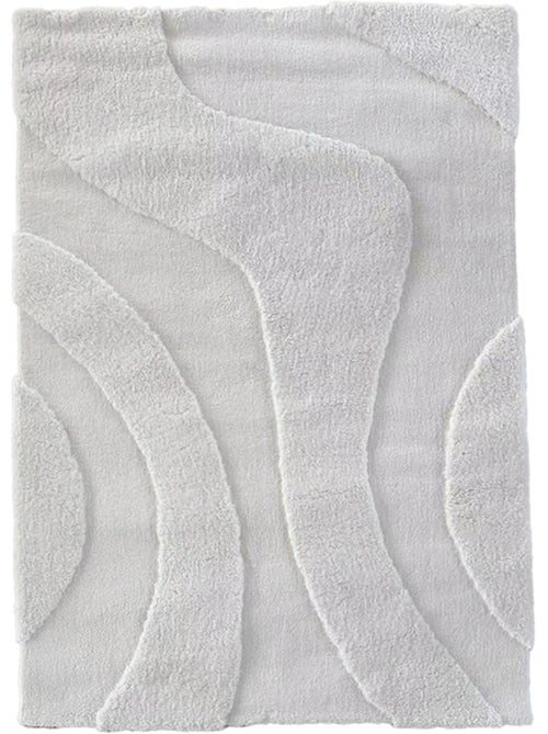 Tappeto per il soggiorno, motivo a onde in rilievo, effetto strutturato - Kiabi