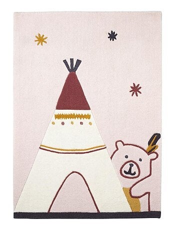 Tappeto per la cameretta dei bambini Tipi 130x90cm in acrilico - SAUTHON