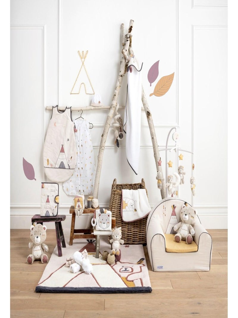 Tappeto per la cameretta dei bambini Tipi 130x90cm in acrilico - SAUTHON Beige - Kiabi