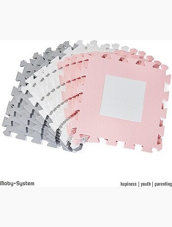 Tappeto puzzle in schiuma EVA 150x150 cm bebè bambini 16 pezzi educativo