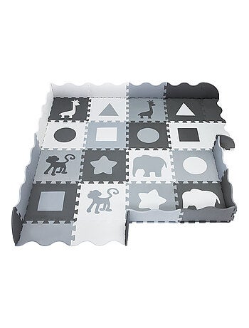 Tappeto Puzzle in Schiuma EVA 150x150 cm – Tappeto Gioco Bimbi 0+ Morbido Educativo