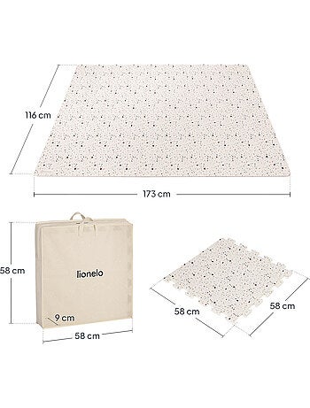 Tappeto Puzzle Neonati LIONELO Yoka - 173x116 cm - Spessore 1.5 cm - Antiscivolo
