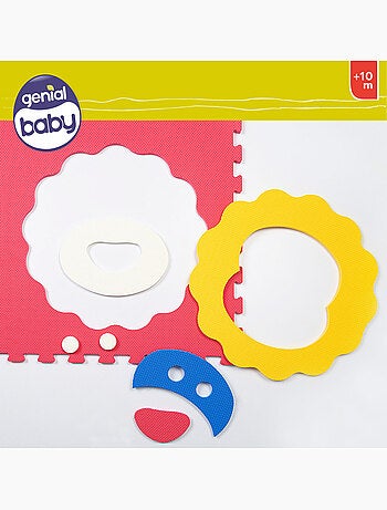 Tappeto puzzle per animali 4 pezzi in gommapiuma c'baby