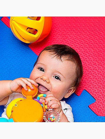 Tappeto puzzle per animali 4 pezzi in gommapiuma c'baby