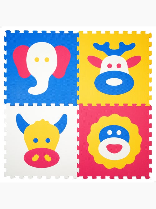 Tappeto puzzle per animali 4 pezzi in gommapiuma c'baby - Kiabi Tappeto puzzle per animali 4 pezzi in gommapiuma c'baby - Kiabi