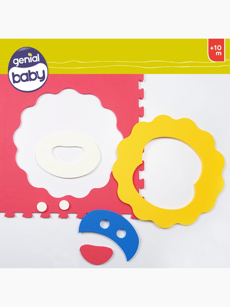 Tappeto puzzle per animali 4 pezzi in gommapiuma c'baby N/D - Kiabi