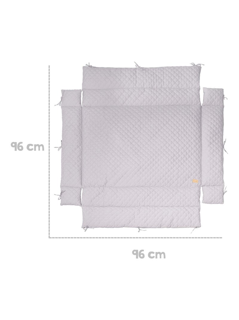 Tappeto rettangolare per box con bordi – impermeabile – "Roba Style" Grigio - Kiabi