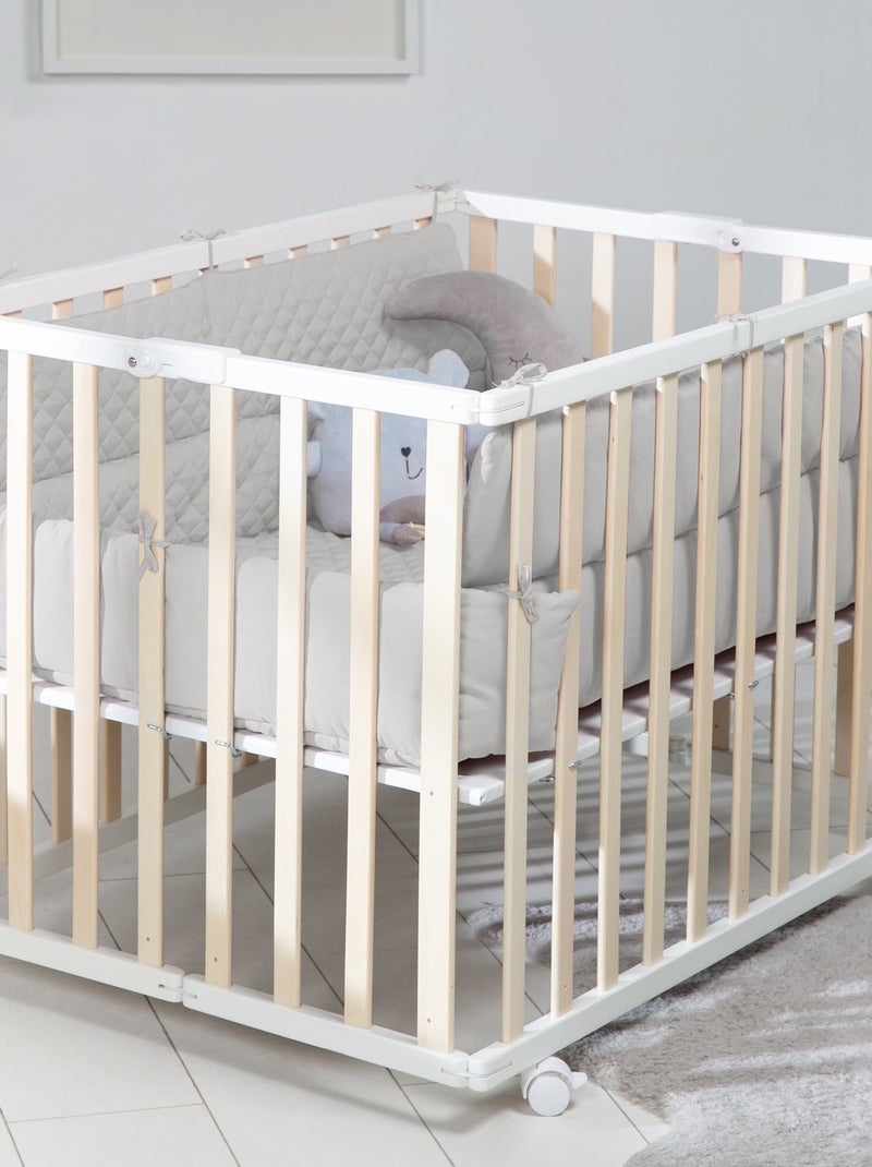 Tappeto rettangolare per box con bordi – impermeabile – "Roba Style" Grigio - Kiabi